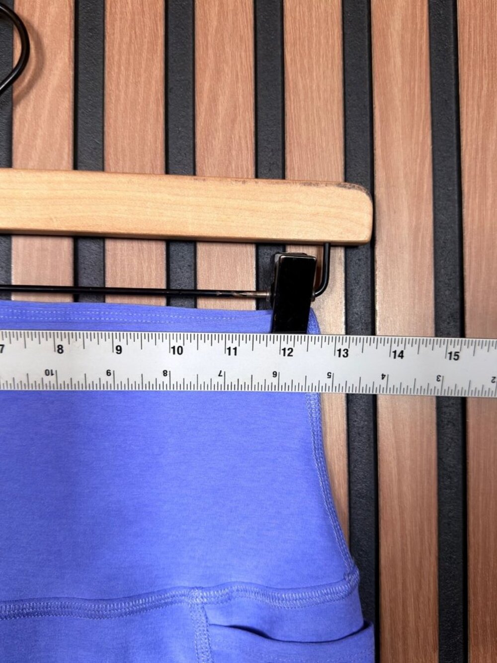 Beyond Yoga Leggings Large Womens Purple Cropped Heather Stretch Athletic - Picture 3 of 7